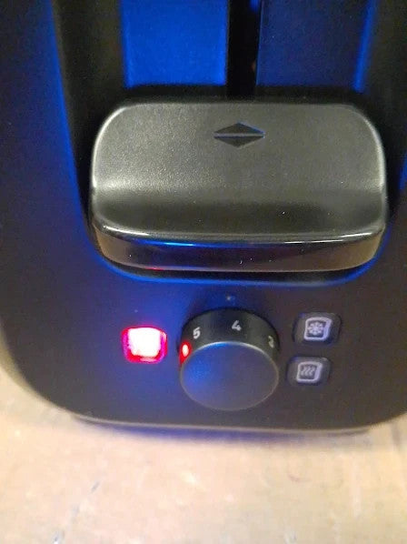 Tefal Subito 2 Slot Toaster Plastic Stainless Steel Black 28.6x15.8x19.3cm