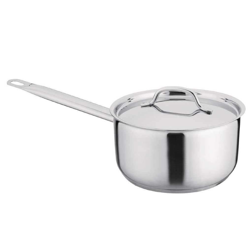 Nisbets Essentials Stainless Steel Saucepan Lid 20cm 3L All Hobs DF671 New