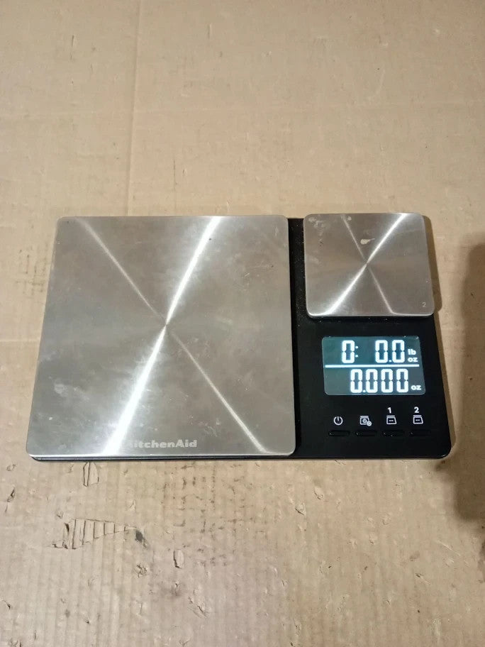 KitchenAid Dual Platform Scale 5000g And 500g Weighing Capacity For Baking Black