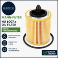 Mann Filter HU 6007 Oil Filter Cars Transporters Replacement Part 8.9x6.1x8.9cm