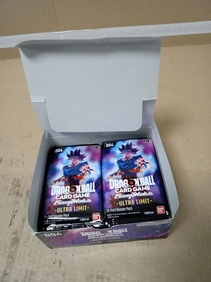 Dragon Ball Super Fusion World FW04 TCG FB04 Ultra Limit Booster Box Used