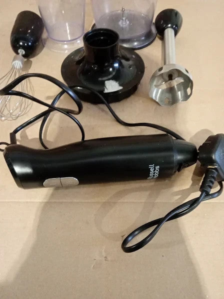 Russell Hobbs Desire 3in1 Electric Hand Blender Chopper 700ml Beaker 500W