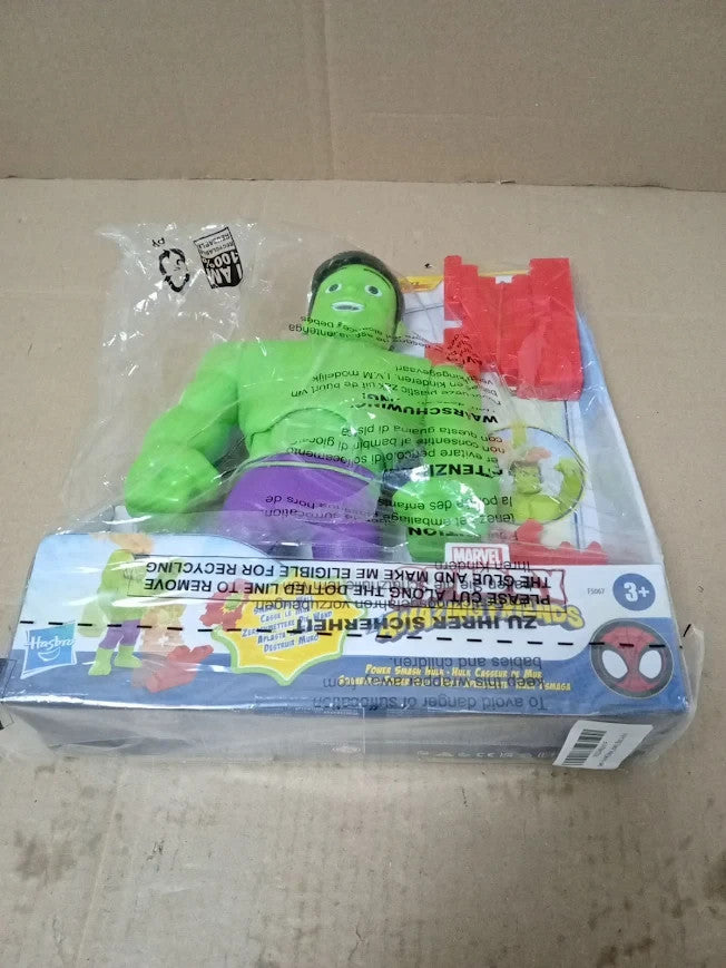 Marvel Spidey & His Amazing Friends Smash Hulk Wall Crawler Figure Hasbro New