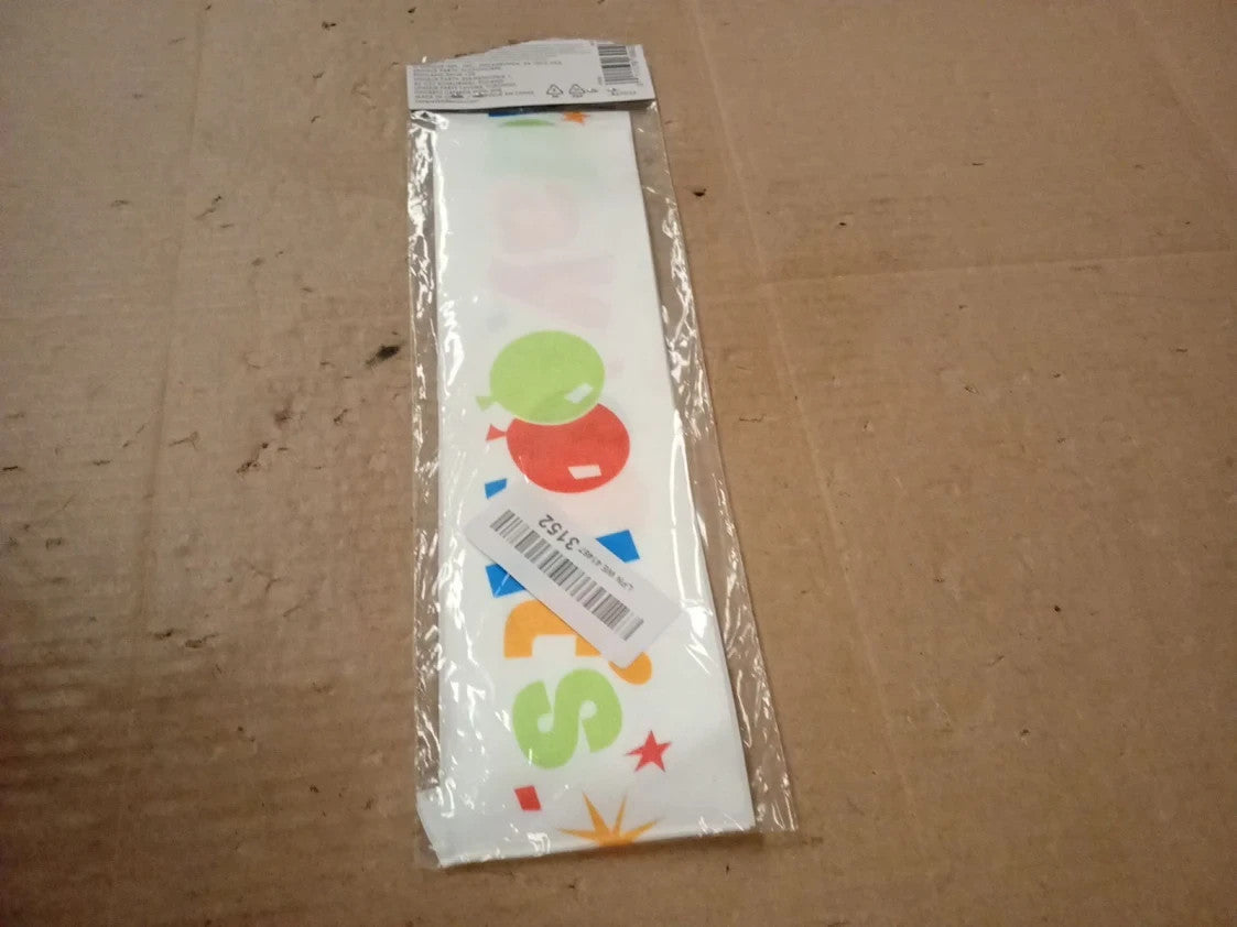 Its My Birthday Multicolor Satin Sash 1Piece Vibrant Eye Catching Design New