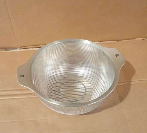 ZWILLING Stainless Steel Colander Silver Kitchen Strainer 25x24x12cm Durable