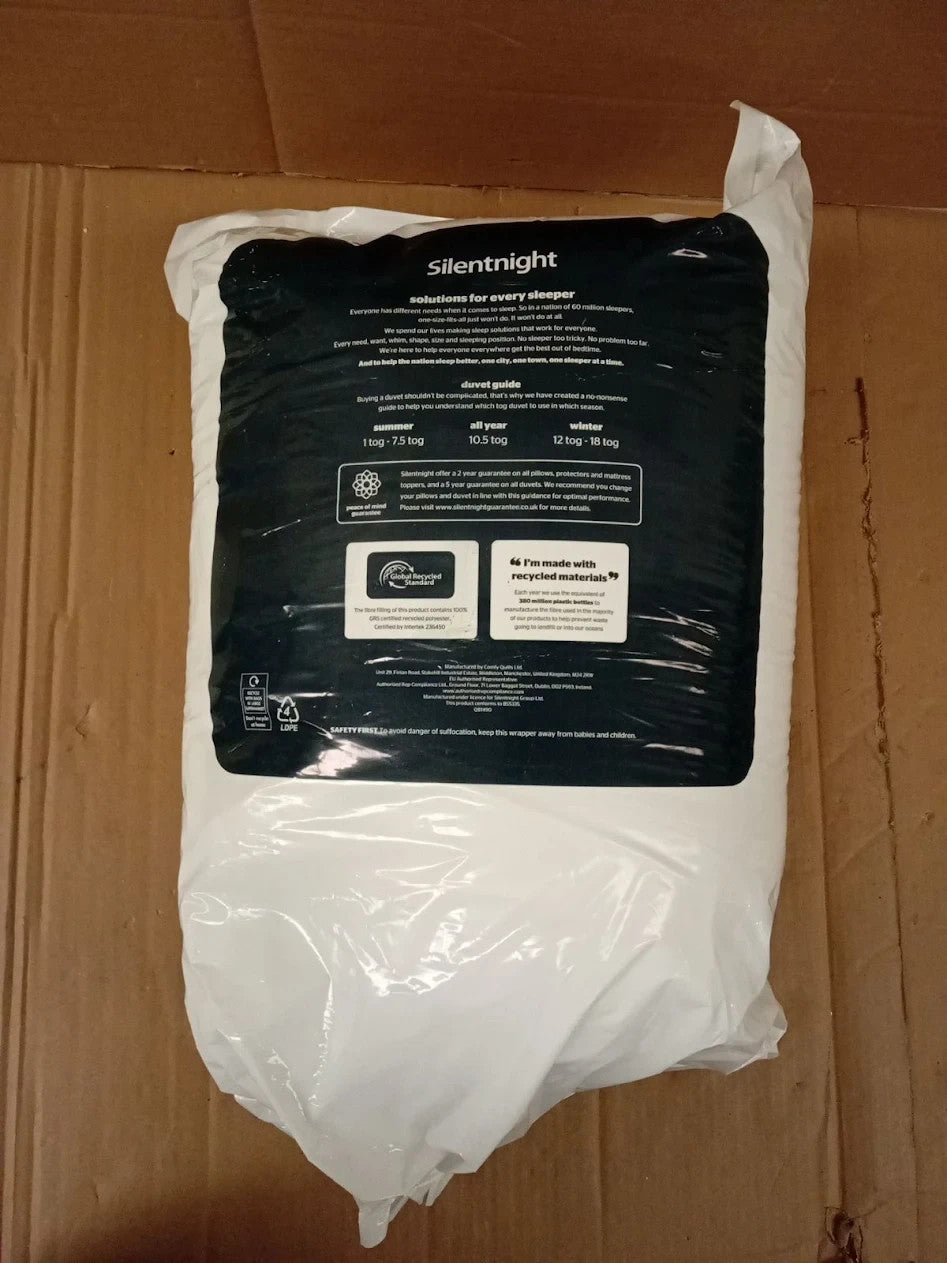 Silentnight Deep Sleep Double Duvet 10.5 Tog Microfibre All Year Round 200x200cm