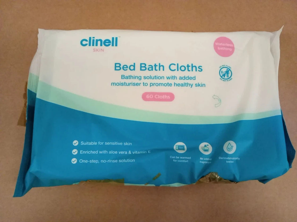 Clinell Skin Body Care Wipes 1 Pack 60 Easy To Use Containing Aloe Vera New