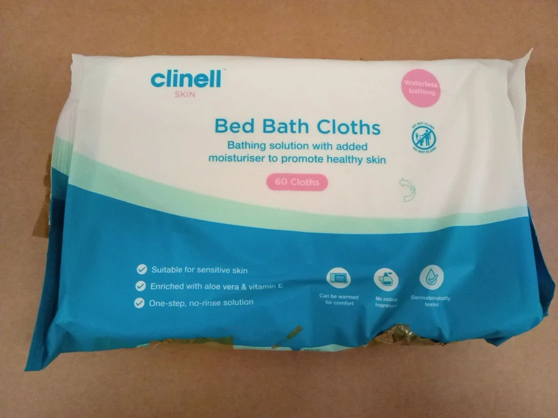 Clinell Skin Body Care Wipes 1 Pack 60 Easy To Use Containing Aloe Vera New