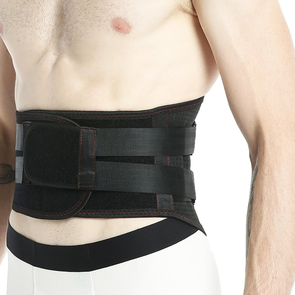 Neotech Care Back Support Belt Breathable & Adjustable Double Pull Black XL New