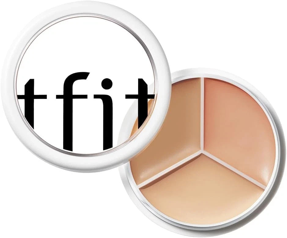 TFIT Cover Up Pro Concealer Palette 3 In 1 Full Coverage Color 02 Warm New