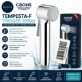 GROHE Tempesta F Trigger Spray Hand Shower Trigger Control 27512001 Universal