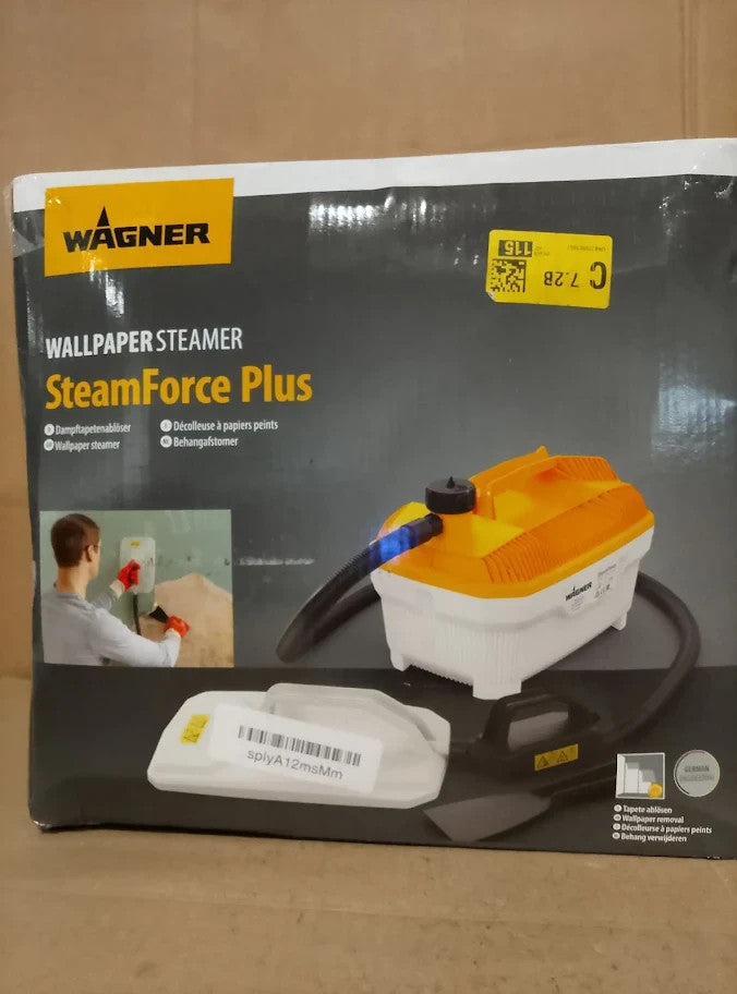 WAGNER Steam Wallpaper Stripper Force Plus 4L Capacity Steaming Time 70min New