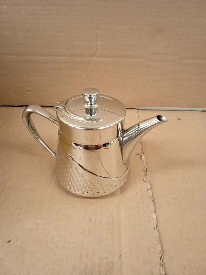 Cafe Ole AHT035 Tea Po, Stainless Steel 35oz 9.5x12.5x21.5cm Silver New