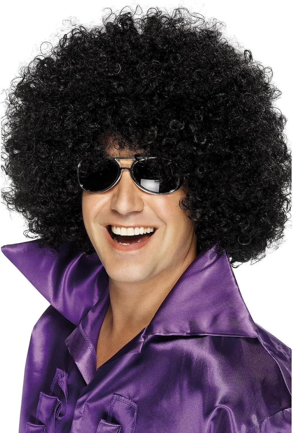 Mega Huge Afro Wig Costume Accessory Black Fancy Dress Premium Quality Design