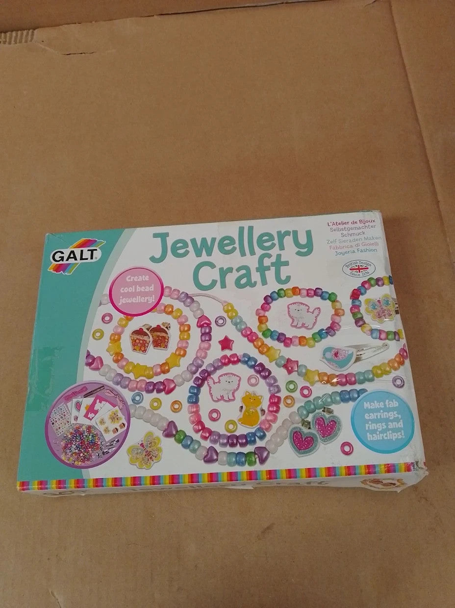 Galt Jewellery Craft Kit Creative Cases Childrens Bracelet Necklace Making New