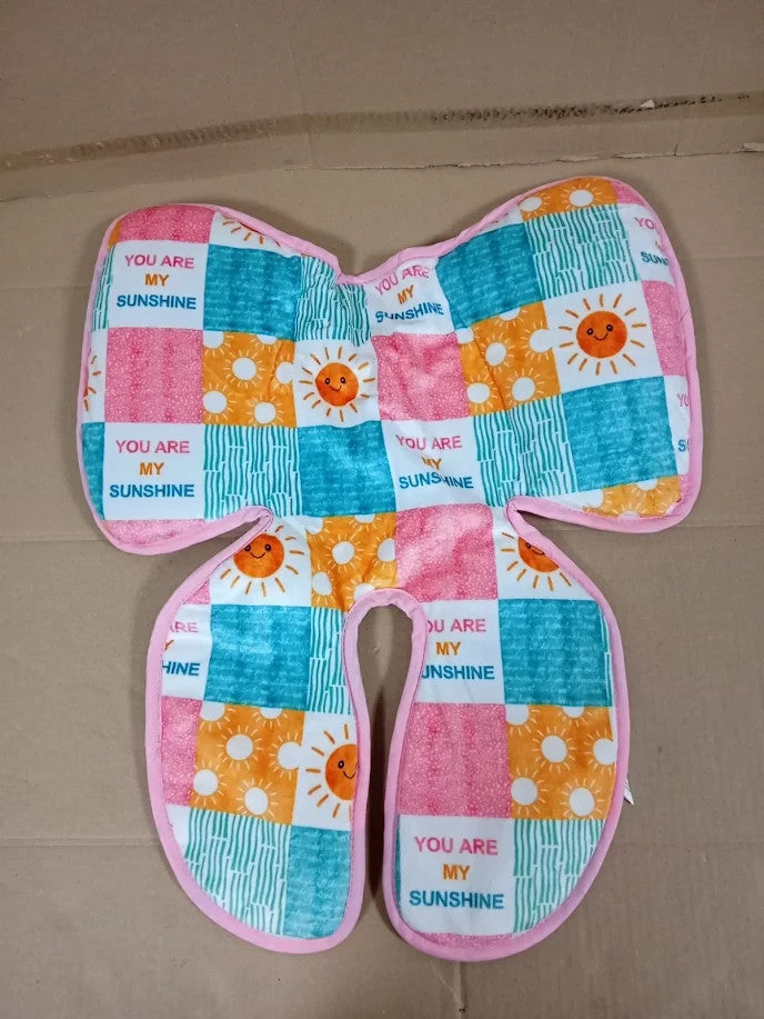 GFU Baby Car Seat Head Body Support Soft Infant Insert Cushion Sunshine  Durable