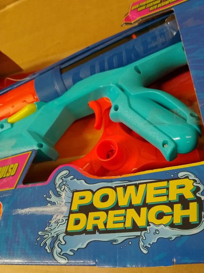 Super Soaker Power Drench Water Blaster Kids Summer Outdoor Garden Toy Design