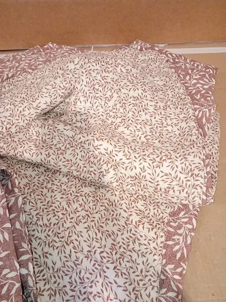 Yard Perrie Leaf Duvet Cover Soft Muslin Cotton Flora Double 200x200x1cm New
