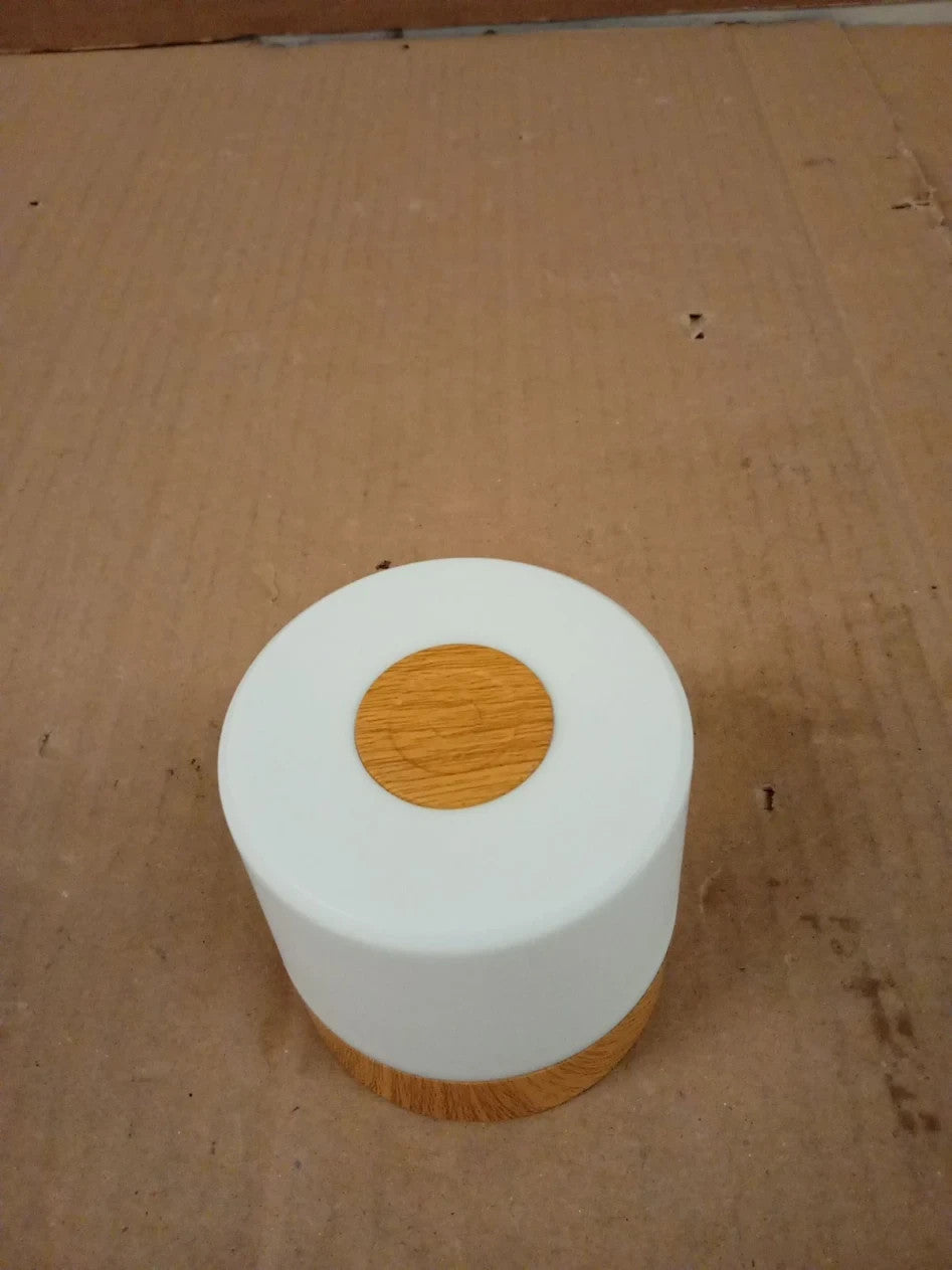 B K Licht Mini LED Table Lamp Wireless IP44 Touch Dimmable Steps 7x7cm Bedside