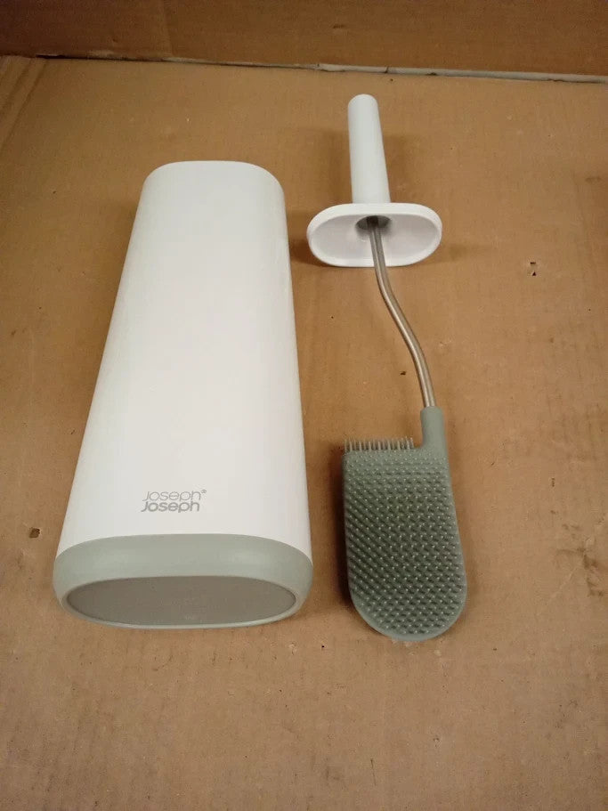 Joseph Joseph Flex Smart Hygienic Silicone Toilet Brush Holder White New
