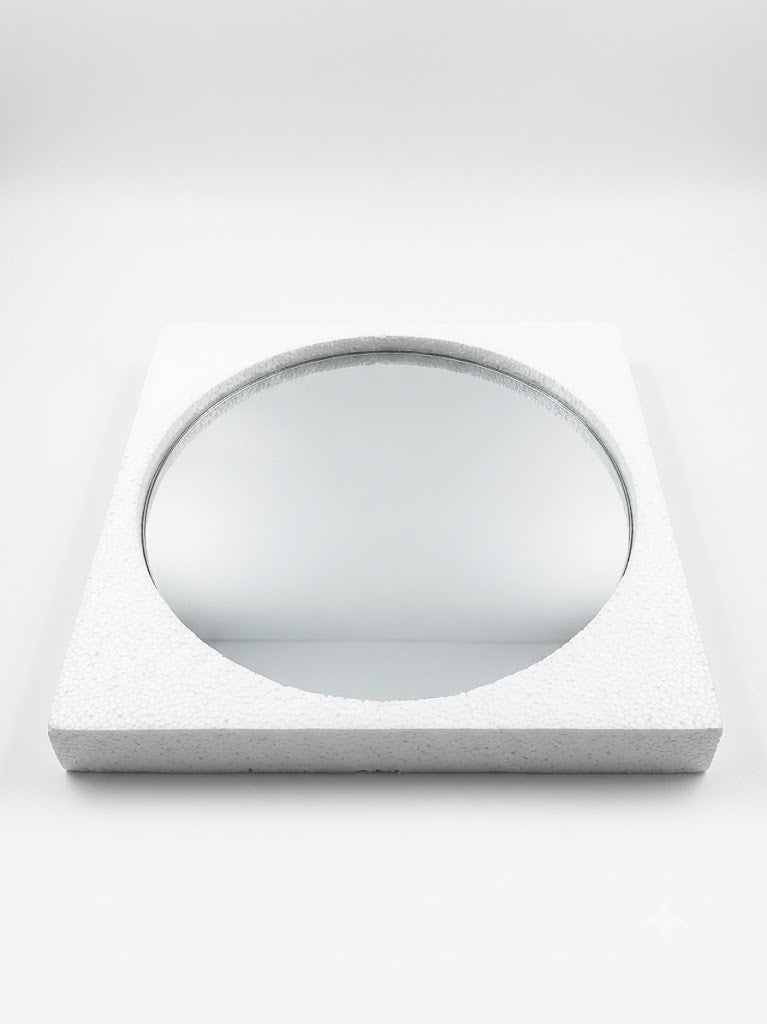 Innova Round Rimless Mirror 50cm Frameless Bathroom Wall Mirror Modern Decor New