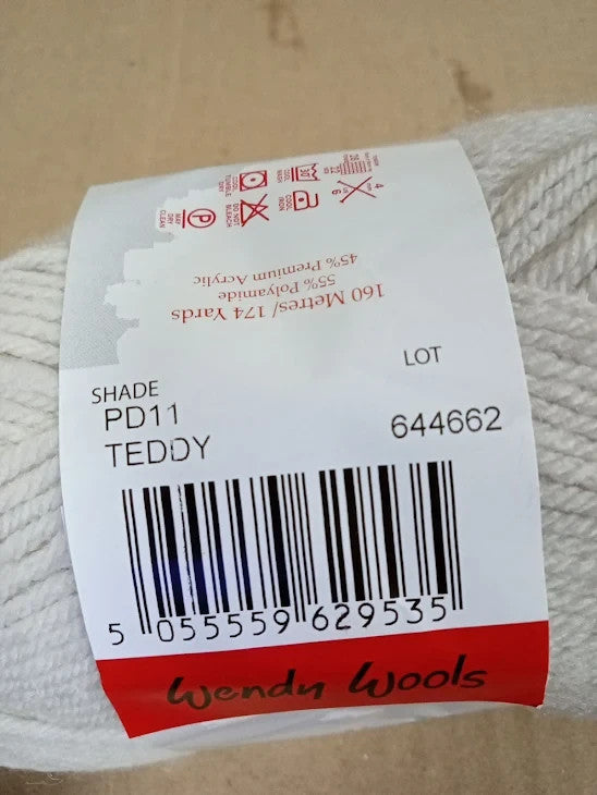 Wendy Wools Peter Pan DK Wool Acrylic Polyamide Blend Knitting Yarn 50g New