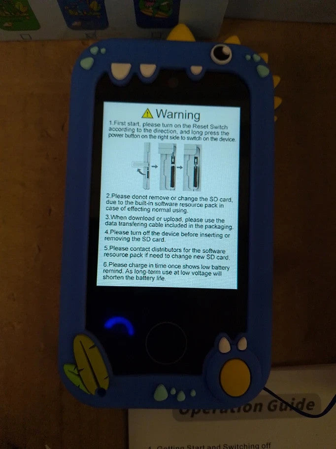 UCIDCI Kids Smart Phone Toys Girls Toddlers Phone Learning Games Gift 4+ New