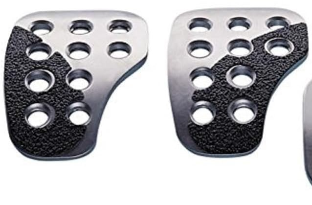 Omp Ompoa 1040 A Sports Pedals Aluminium Silver Two Pads New