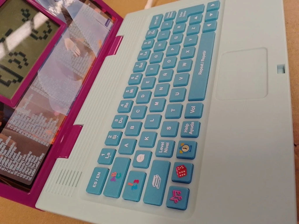 LEXIBOOK Frozen Educational Bilingual Laptop Spanish/English Girls Toy New
