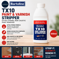 Bartoline TX10 Paint Varnish Stripper 500ml Extra Strong Non Caustic Remover