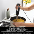 Ninja Foodi 3In1 Hand Blender Mixer Chopper Food Processor With Attachments New
