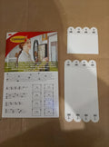 Command Medium Picture Hanging Strips Adhesive Strips White Durable Design New