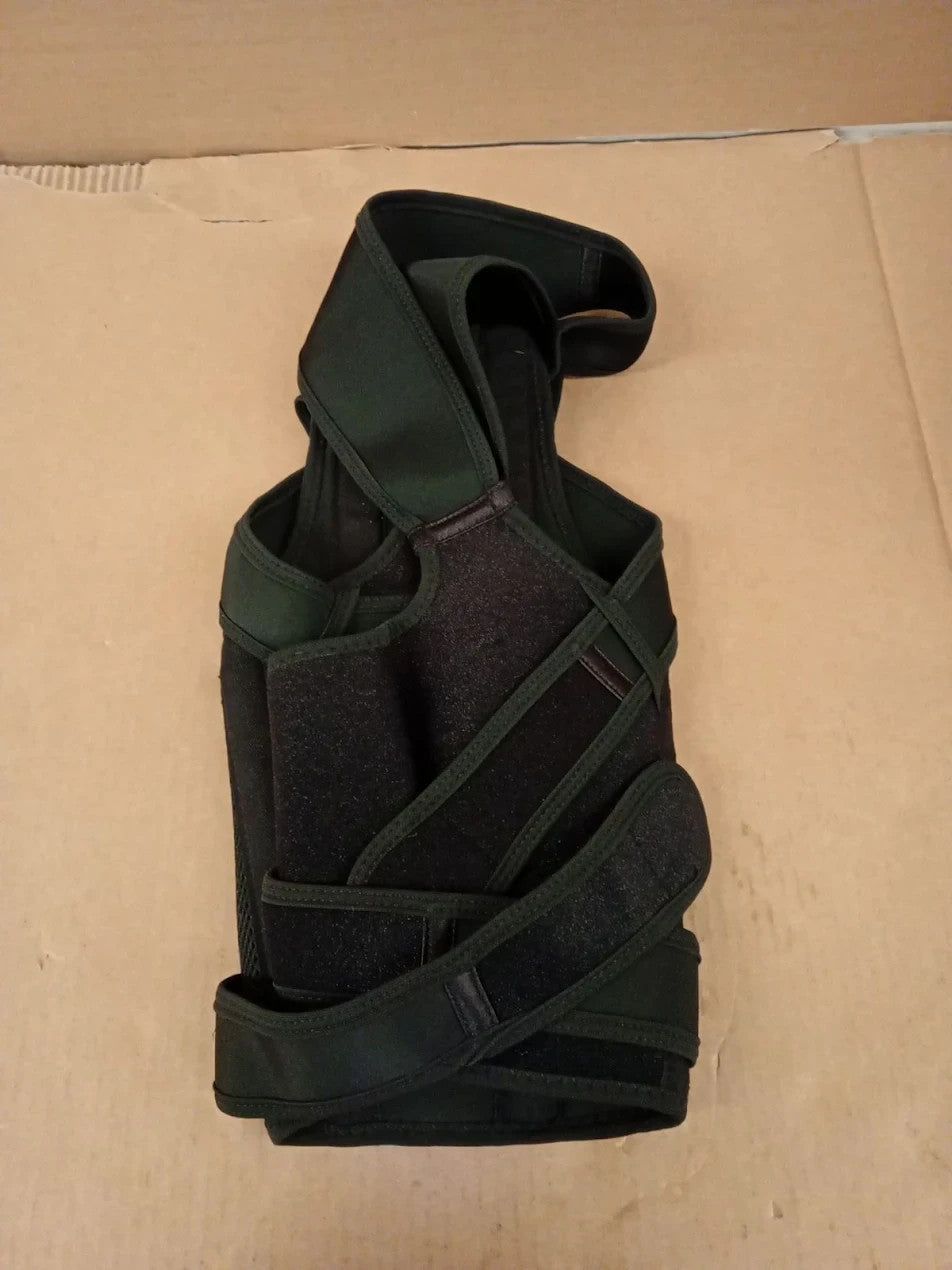 Back Support Brace Posture Corrector Breathable Shoulder Lumbar Belt Strap XL
