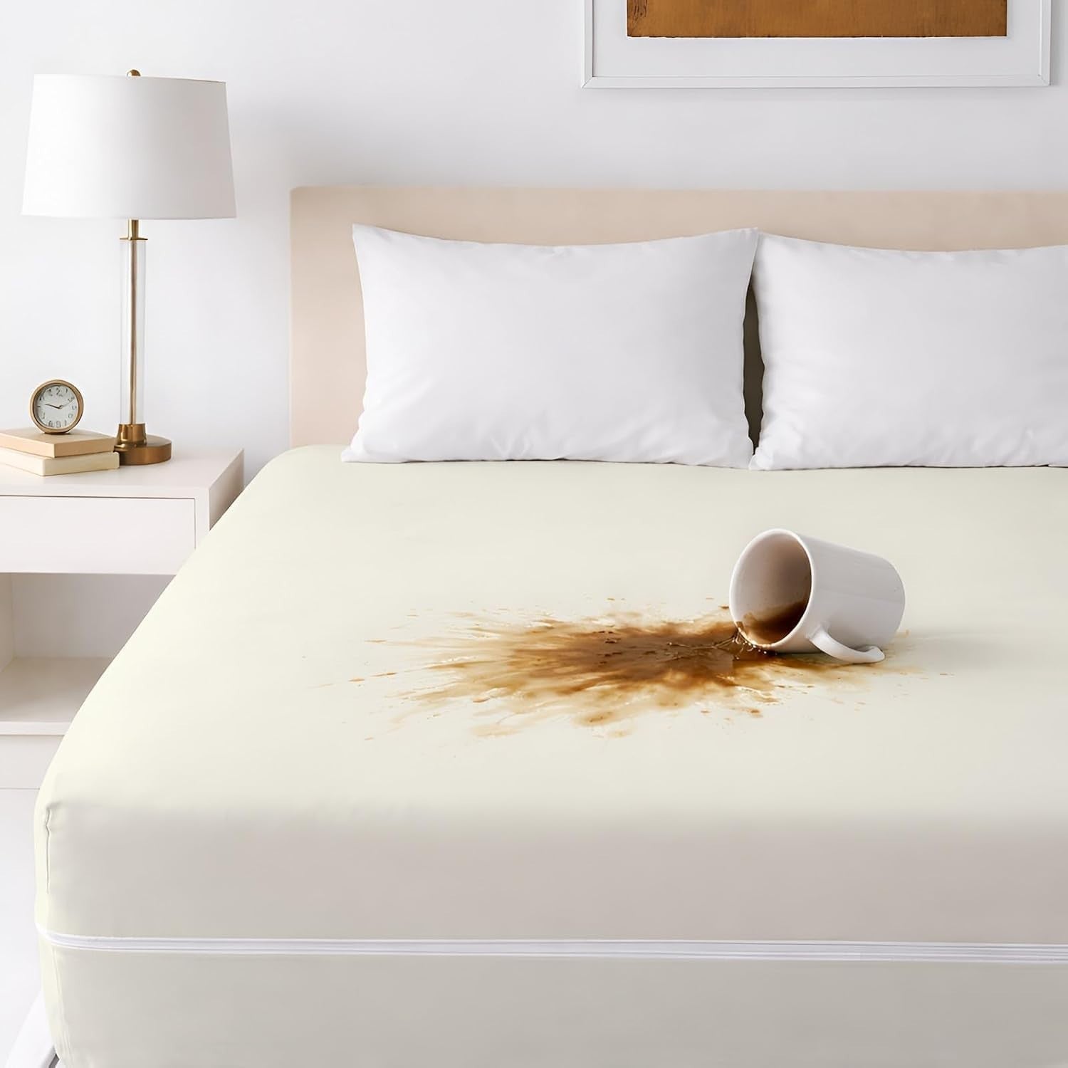 Heaven High Premium Waterproof Mattress Encasement Bed Bug Dust Mite King New