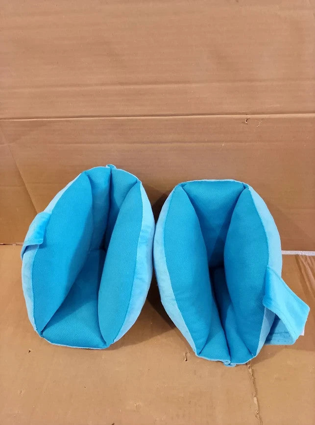 Fanwer 2 Pack Foot Support Pillow Heel Cushion Protector Float Blue