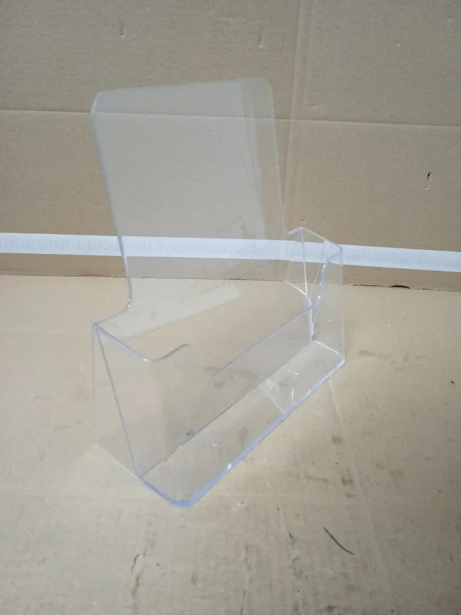 VITAdisplays Table Brochure Stand Flyer Stand Brochure Holder Transparent DIN A4