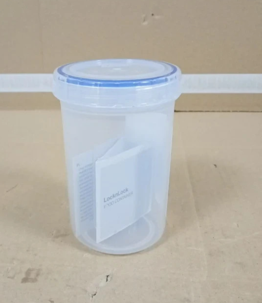 LocknLock Round Food Storage Container 330ml Airtight Twist Lid BPA Free Design