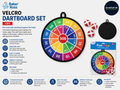 Baker Ross FN488 Dartboard Set Kids Indoor Target Game Kit Multi Colored Design