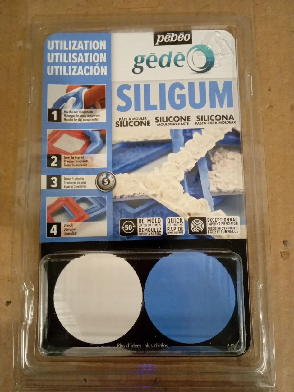 PEBEO 766309 Silicone Very Fast Set Silver 23x15x3cm Gedeo Siligum