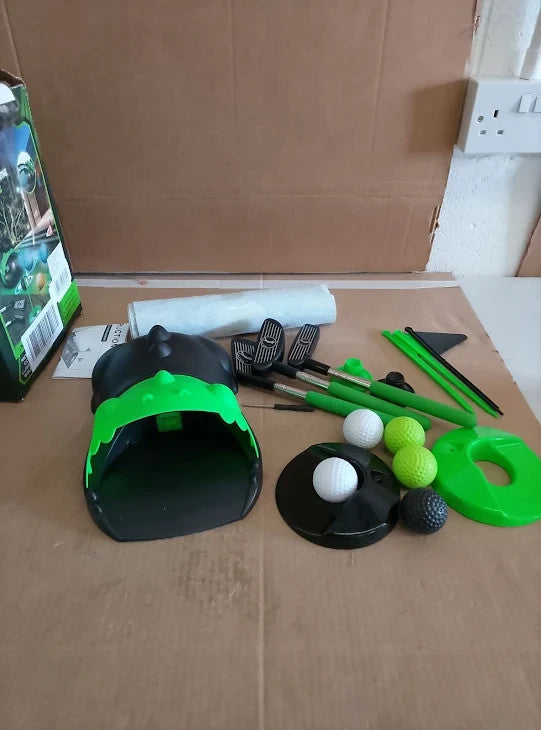 Terramus Upgraded Toy Golf Set Automatic Golf Returner 3 Clubs 3+ New