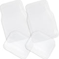 Zone Tech All Weather Full Rubber Clear Car Interior Floor Mats 4 Pieces