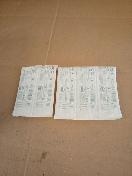 Ugo 10ml Empty Syringe x100 Sterile Hypodermic Syringe Disposable Single New