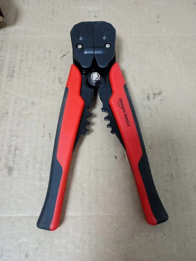 Amazon Basics Self Adjusting Wire Stripper Crimping Tool Strips 10 24 AWG