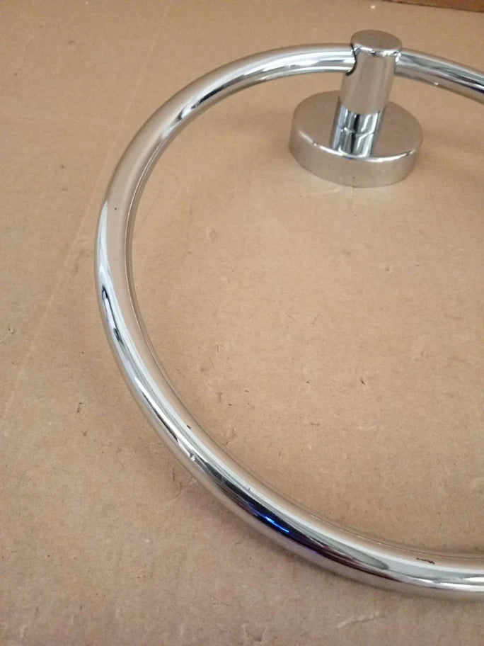 Habitat Wall Mounted Towel Ring 20x18x4.3cm Chrome New