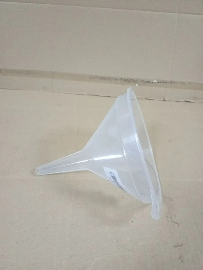 Plastic Funnels Narrow Necked Bottles Clear Transparent White Heavy Duty New