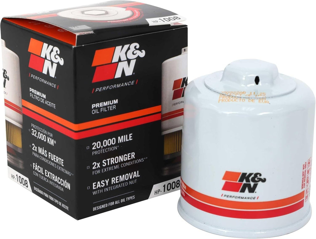 K&N Premium Oil Filter Heavy Duty Designed Protect Your Engine 8x8x7.4cm New
