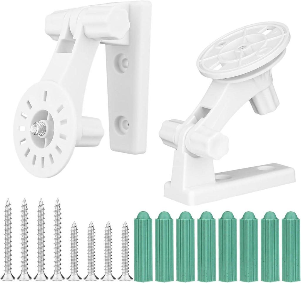 2pcs Ring Mounting Bracket Plastic Wall Mount Outside Angle Indoor Camera New