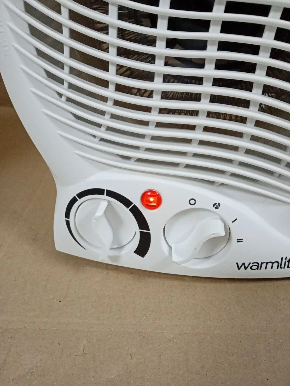 Warmlite WL44002 Thermo Fan Heater 2 Heat Settings Overheat Protection 2000W New