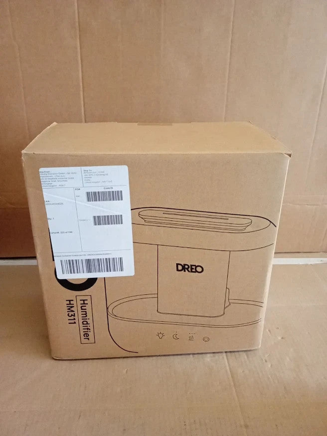DREO 4L Cool Mist Humidifier Bedroom Baby Quiet Air Diffuser Top Fill White New