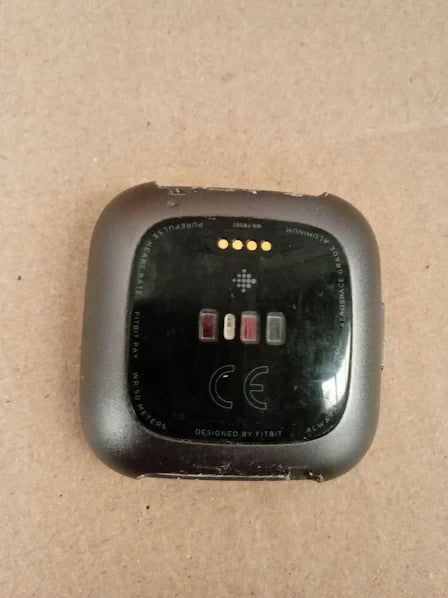 Fitbit Versa 2 Health Fitness Smartwatch Black Carbon Bands Included